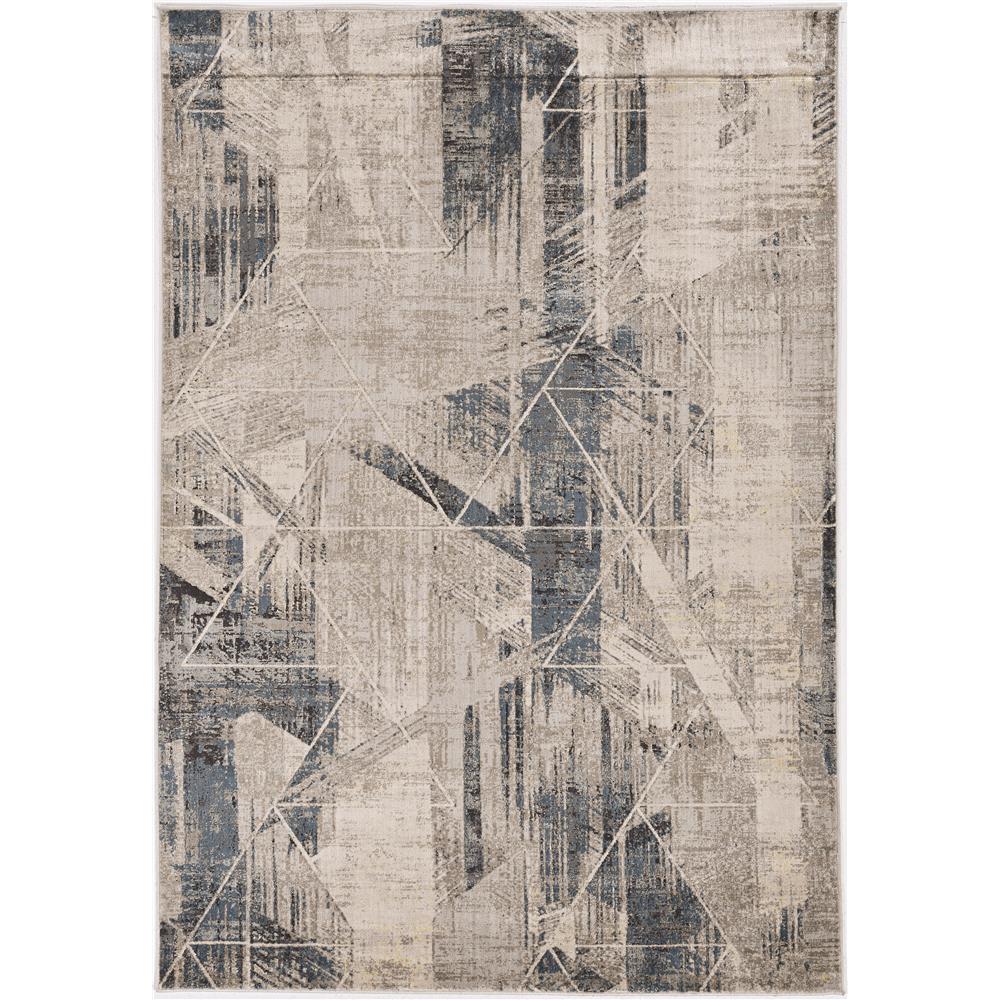 KAS 4767 Montreal 2 ft. 2 in. X 7 ft. 6 in. Area Rug in Grey/Blue Twilight